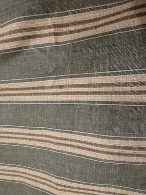 Vintage Linen Type Fabric with Stripes